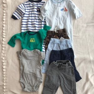 Pack of 3m carters baby clothes